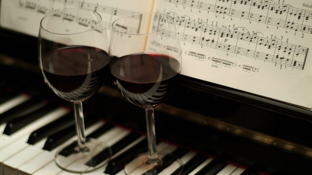 Romance on the piano!