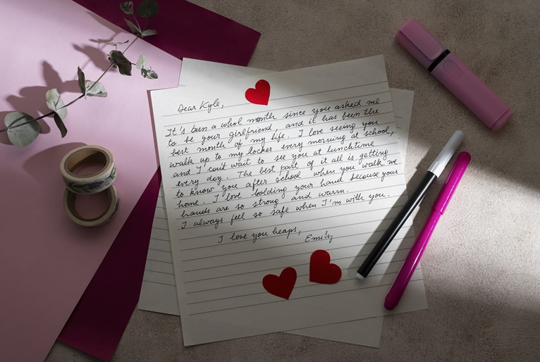 Imagem compartilhada por artigos da editoria Cartas de Amor do Portal TopGyn.