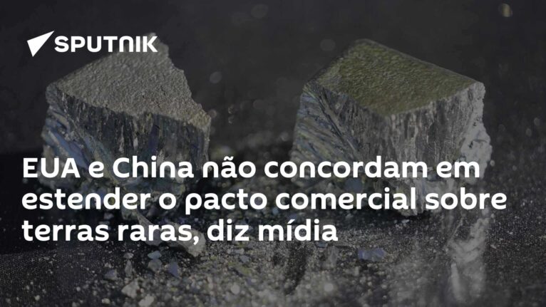 EUA e China não concordam em estender o pacto comercial sobre terras raras, diz mídia