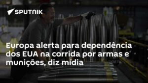 Europa alerta para dependência dos EUA na corrida por armas e munições, diz mídia