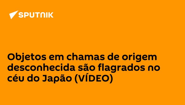 Objetos em chamas de origem desconhecida são flagrados no céu do Japão (VÍDEO)