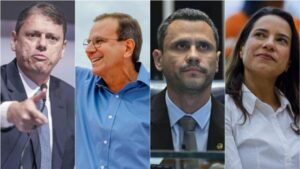 Tarcísio tem 44% em SP, Paes 36% no RJ e Cleitinho 37% em MG, mostra pesquisa Quaest