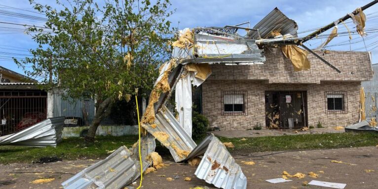 Temporais em Santa Catarina e Rio Grande do Sul afetam 4,8 mil casas