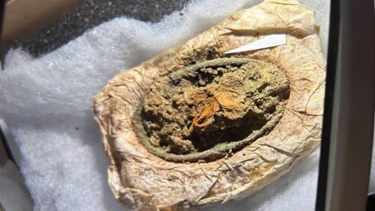 Sepultura viking preserva tecidos raros e revela vestuário de jovem há 1.300 anos (FOTOS)