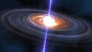 Pulsar jovem revela 3 falhas rotacionais após 15 anos de observações, aponta estudo