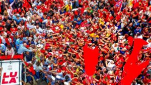 Lula faz último ato de campanha no Rio antes do 1º turno, sem Paes
