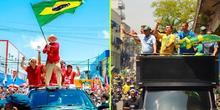 Lula faz comício em Natal e Flávio participa de moto-carreata no Rio