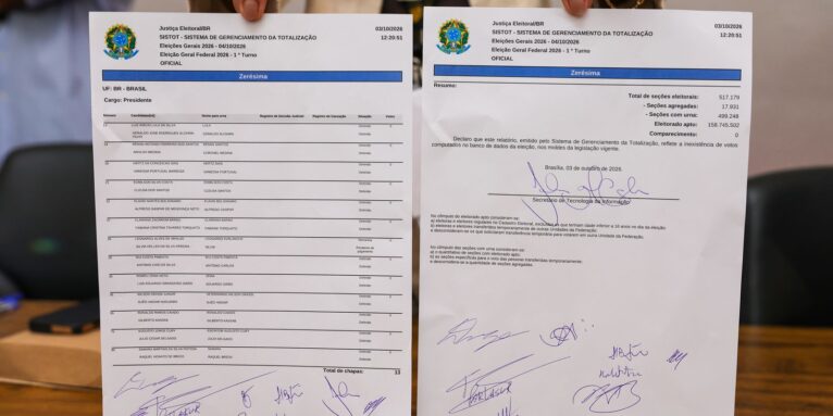 TSE faz teste final de sistemas e emite zerézima
